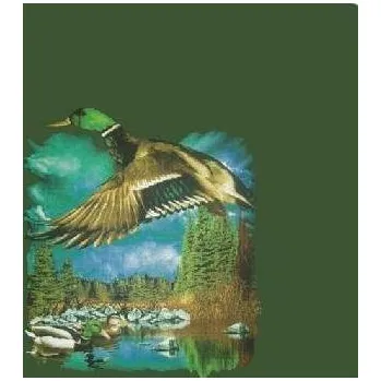 Pánské tričko DIVJA Tričko (triko) potisk kachny Velikost: 3XL