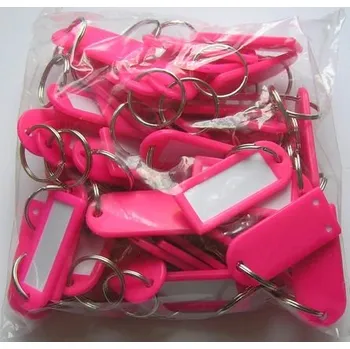 Rozlišovač klíče Visačka vel.kr.růžová svít.á50