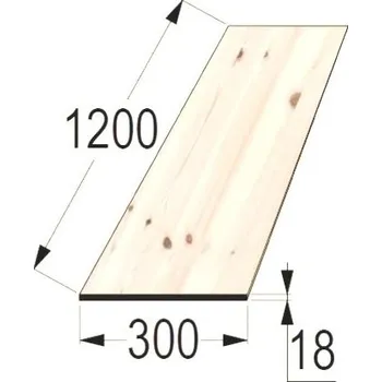 Příslušenství pro zahradní stavbu Spárovka SM 18x300 x 1200 průběžná A/B