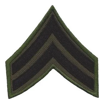 Nášivka NAVYS Nášivka hodnost US Corporal - desátník bojová polní E-25