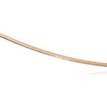 Řetízek Zlatnictví Helios Rose gold pozlacený stříbrný řetízek Velikost: 42cm, Váha: 2,8g