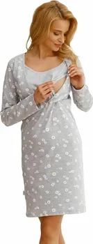Těhotenské noční prádlo Taro Linda šedá