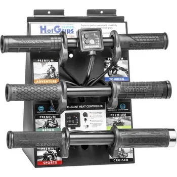 Motodoplněk Prezentační stojan / demo jednotka pro 6ks vyhřívaných gripů Hotgrips Premium, OXFORD