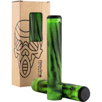 Příslušenství pro koloběžku Movino Náhradní gripy na řídítka freestyle koloběžky 160 mm černé/zelené 2 ks