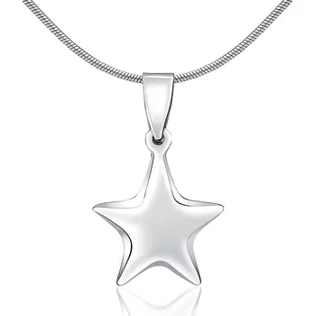 Přívěsek Stříbrný přívěsek hvězda pěticípá 15 mm PRMP14116