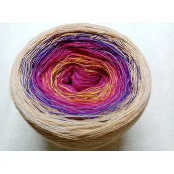 Příze Infinity merino 3-nitka 1200m (Duhové klubko Infinity merino)