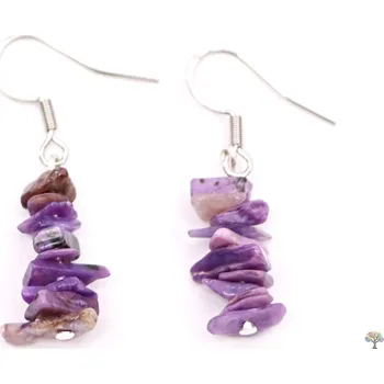 Náušnice Magieprirody.cz Náušnice z kamene Čaroit #68