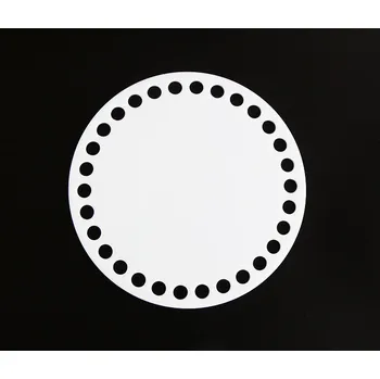 Dno na výrobu košíků - plexi - kruh 17 cm
