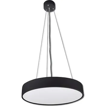 Žárovka McLED LED závěsné svítidlo Nova R 400, 40W, 3000K, černá barva svítidla