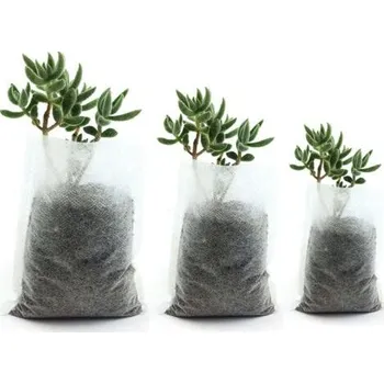 Pytle z netkané textilie pro pěstování sazenic - 6 x 16 cm