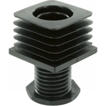 Vrut Záslepka rektifikační černá - 25x25x1,5-2mm M16