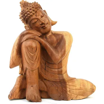 Buddha dřevořezba Indonésie