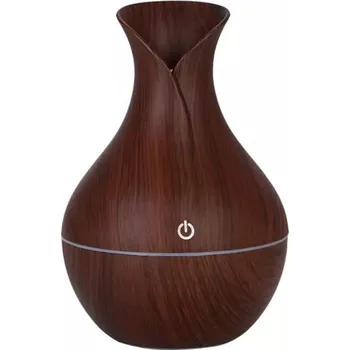 Aroma difuzér Hütermann W36 aroma difuzér 130ml tmavé dřevo - ultrazvukový, 3 LED barvy