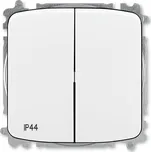 ABB 3559A-A05940 B Přepínač sériový, s krytem, řazení 5, IP44, bezšroubové svorky; bílá