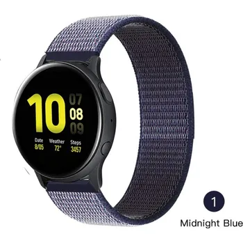 Příslušenství k chytrým hodinkám Nylonový Pásek Na Hodinky 20 Mm - Řemínek Varianta: Midnight Blue 1