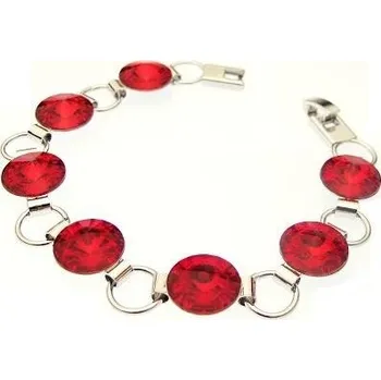 Náramek Náramek Swarovski Rivoli L.Siam Rhodium