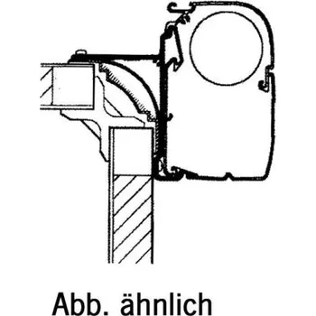 Markýza Adaptér markýzy pro polointegrovaná vozidla Adria