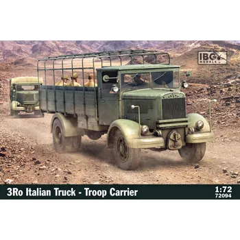 Plastikový model 1/72 3Ro Italian Truck - Troop Carrier