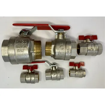 Kulový kohout mosazný pákou 1"