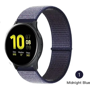 Příslušenství k chytrým hodinkám Nylonový Pásek Na Hodinky 18 Mm Varianta: Midnight Blue 1