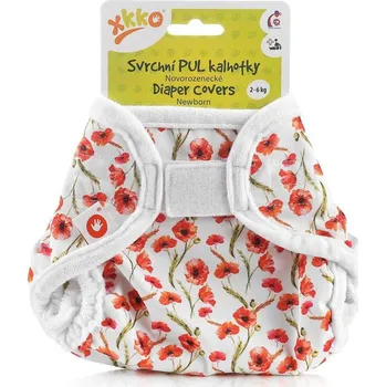 Přebalování Kikko Svrchní PUL kalhotky Newborn Kikko Red Poppies