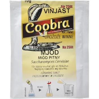 výroba alkoholu CBF Drinkit AB - Coobra Medovina - 10g - kvasinky