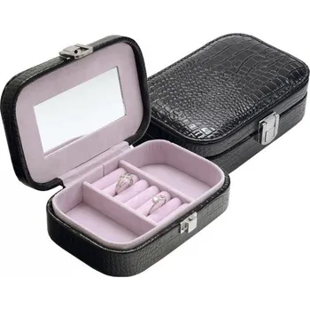 Šperkovnice Dámská černá cestovní šperkovnice 487 (Šperkovnice)