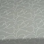 Ubrus Gastro Klasik 666 šedý 120x180 Vypalovaná vlnka