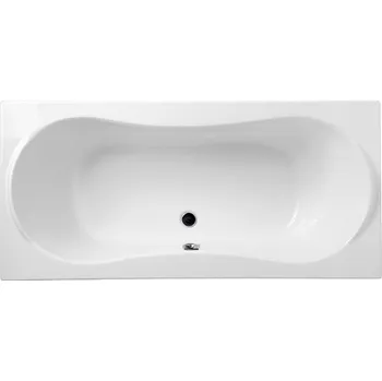 Polimat Akrylátová obdélníková vana Long 170x80 (180x80) Barva: Bílá, Rozměry (cm): 180x80