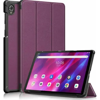 Pouzdro na tablet Luxusní Pouzdro Lenovo Tab K10 S Potiskem Barva: Fialová
