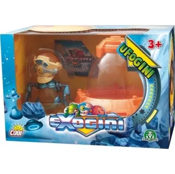 Figurka Cobi EXOGINI Ufo s figurkou, Oranžový talíř