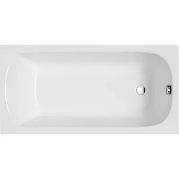 Vana Polimat Akrylátová obdélníková vana Classic Slim 120x70 (130x70, 140x70, 150x70, 150x75, 160x70, 170x70, 170x75, 180x80) Barva: Bílá, Rozměry (cm): 170x70