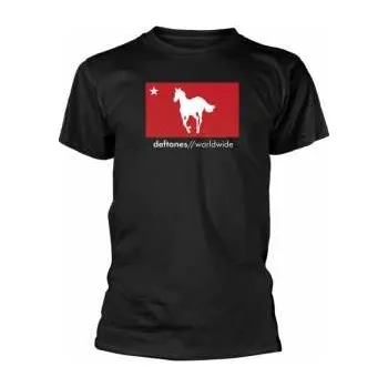 Pánská móda Merch Deftones: Tričko White Pony Worldwide XL 2022