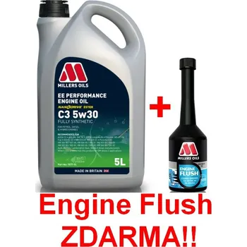 Auto-moto Millers Oils EE Performance C3 5W-30 5 l + Engine Flush Zdarma