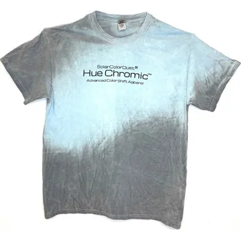 Chlapecké tričko batikovane_tricko_detske_menici_barvu_sedou_na_svetle_modrou velikost: 152