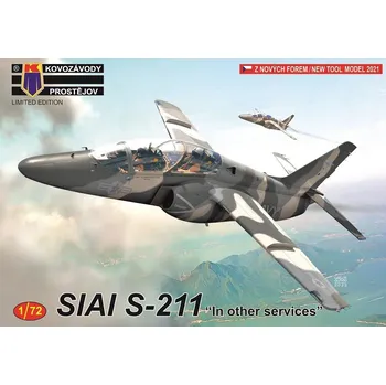 Plastikový model 1/72 SIAI S-211 in other services (3x camo)