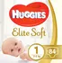 jednorázová plena Huggies Elite Soft 1 3-5 kg