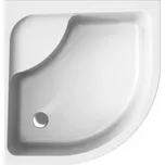 Polimat Čtvrtkruhová akrylátová sprchová vanička Pako 3 80x80 (90x90) Barva: Bílá, Rozměry (cm): 90x90
