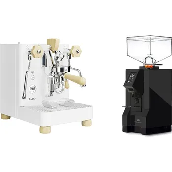 Kávovar Lelit Bianca PL162T V3, white + Eureka Mignon Perfetto, BL black