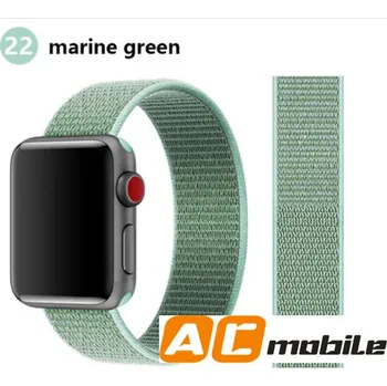 Příslušenství k chytrým hodinkám Nylonový Pásek Pro Apple Watch 42/44/45 Mm Možnosti: Marine Green