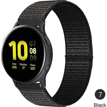 Příslušenství k chytrým hodinkám Nylonový Pásek Na Hodinky 18 Mm Varianta: Black 7