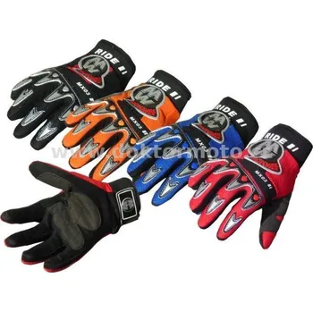 Moto rukavice Motocyklové rukavice GL1 Red, velikost S