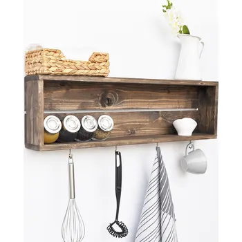 Servírovací stolek ASIR Kuchyňský regál AA072 ořech