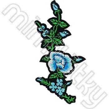 Nášivka Nášivka modré květy malé