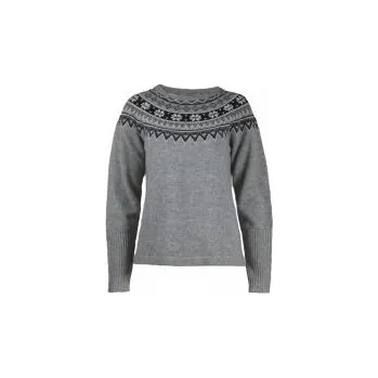 Dámský svetr SKHOOP Scandinavian grey XL; Šedá svetr + DÁREK DLE VÝBĚRU!