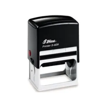 Razítko Razítko Shiny S-829, černý strojek, 64x40 mm barvy otisku červená
