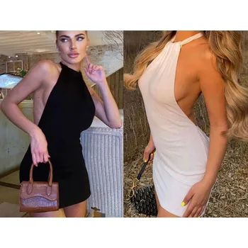 Dámské erotické šaty Sexy šatičky XS-L Barva: Černá