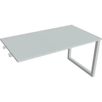 Kancelářský vozík HOBIS přídavný jednací stůl rovný - UJ O 1400 R, šedá + doprava zdarma