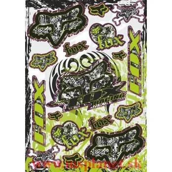 Samolepicí dekorace na vozidlo Nálepky moto FOX 1