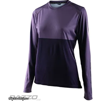 cyklistický dres Dámský dres na kolo TroyLeeDesigns Womens Lilium LS Jersey Orchid Purple 2022 M